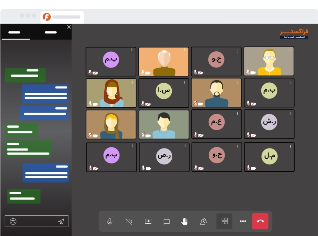 برگزاری ویدئو کنفرانس در بستر اتوماسیون اداری فراگستر