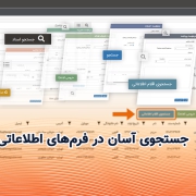 جستجوی آسان در فرم‌های اطلاعاتی