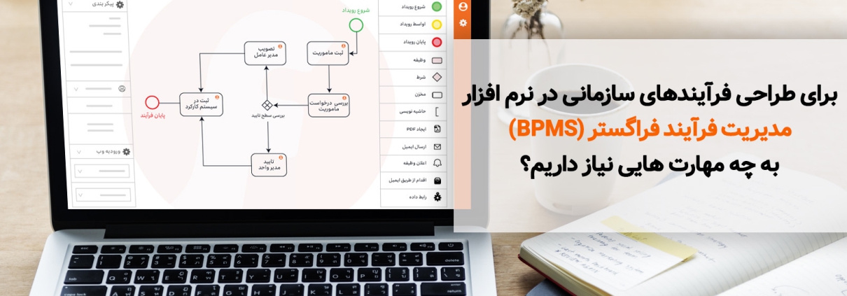 مهارت‌های لازم برای طراحی فرآیند در نرم‌افزار BPMS فراگستر