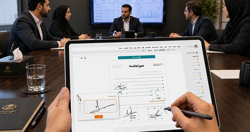 اسناد مشارکتی و امضای الکترونیکی