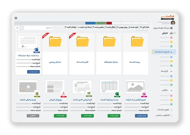 مدیریت مستندات در اتوماسیون اداری