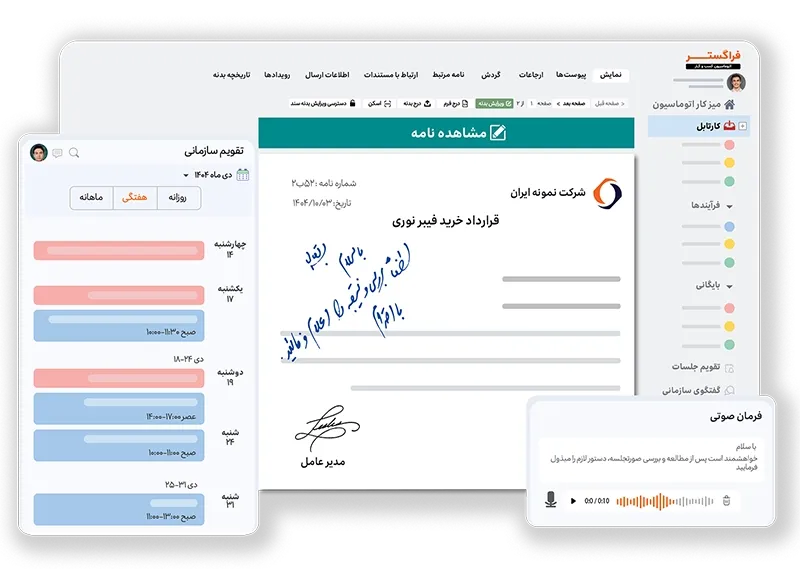 سامانه کارتابل اداری