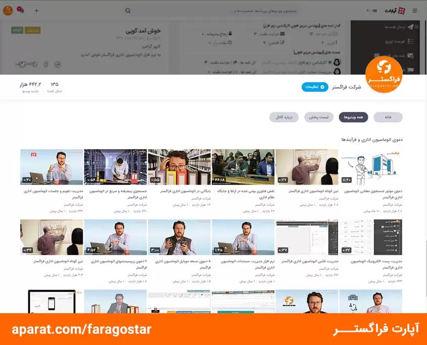 کانال آپارات فراگستر کانال آپارات فراگستر