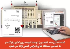زیرسیستم شناسه ملی سند (شمس) در اتوماسیون اداری فراگستر، قابلیت ارائه این شناسه را به تمامی سازمان‌های دولتی دارد.
