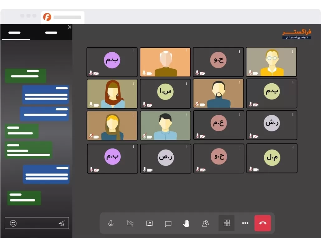 برگزاری ویدئو کنفرانس در بستر اتوماسیون اداری فراگستر