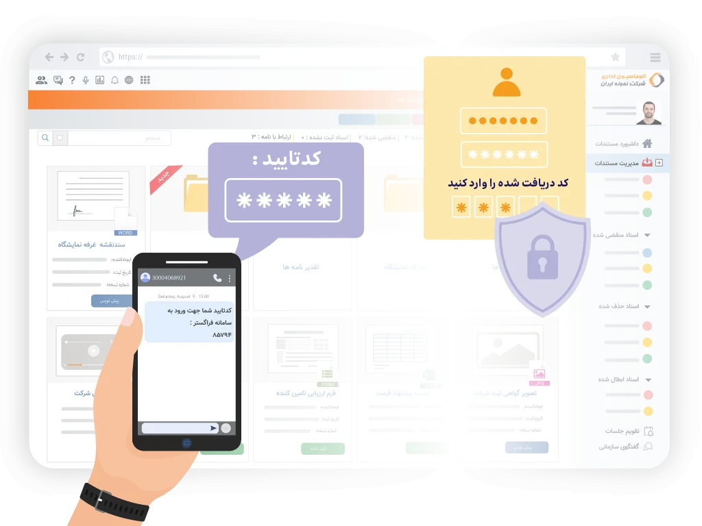 کنترل دسترسی چندلایه در نزم افزار مدیریت مستندات